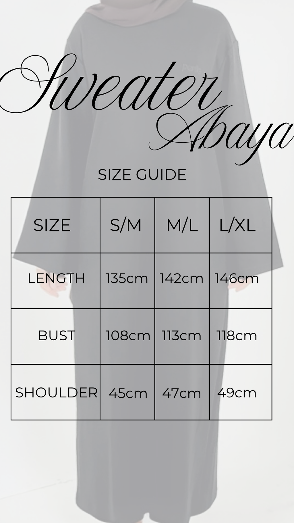 Sweater Abaya